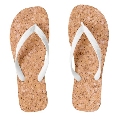 Cork Look Pair of Flip Flops