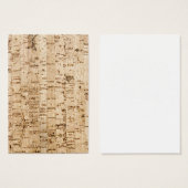 Cork oak pattern (Front & Back)
