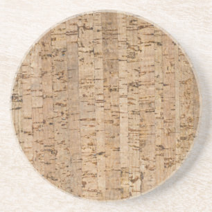 Cork-oak pattern coaster