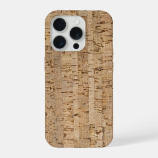 Cork oak pattern iPhone 15 pro case