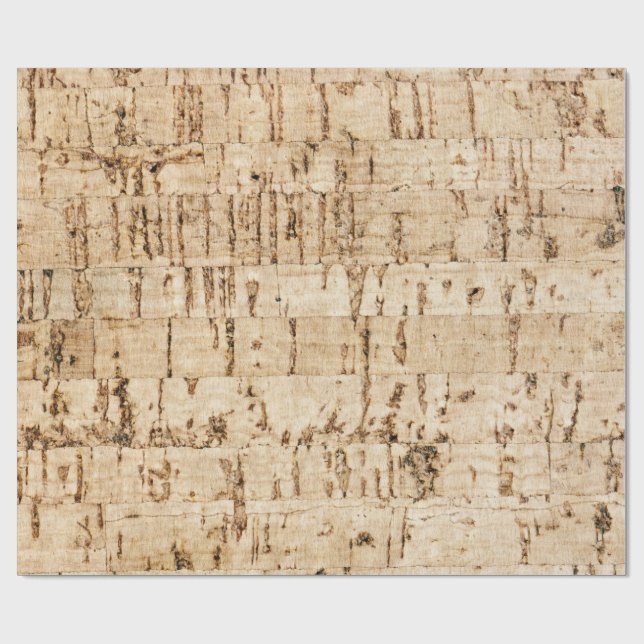 Cork oak pattern wrapping paper (Flat)