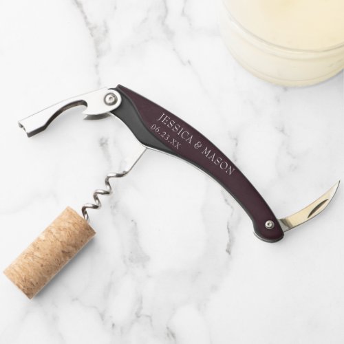 Cork Screw Wedding Favors Thank You Waiters Corks Waiters Corkscrew