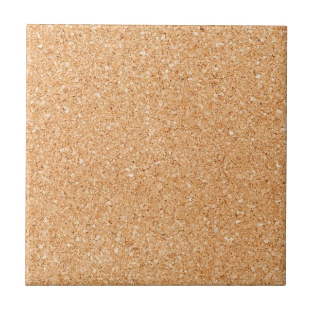 Cork texture ceramic tile (Front)