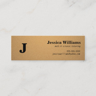 Corkboard Calling Card