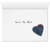 Corkboard cutout hearts Valentine (Inside Horizontal (Bottom))