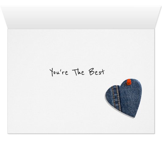 Corkboard cutout hearts Valentine (Inside Horizontal (Bottom))