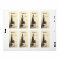 corks, corkscrew and grapes wine bottle label