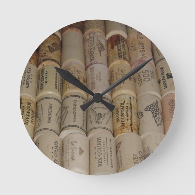 Corks Round Clock (Front)