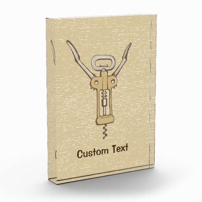 Corkscrew Acrylic Award (Left)