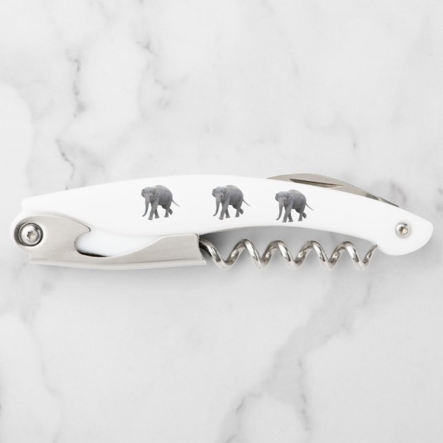 Corkscrew Bottle Opener Elephant (Front)