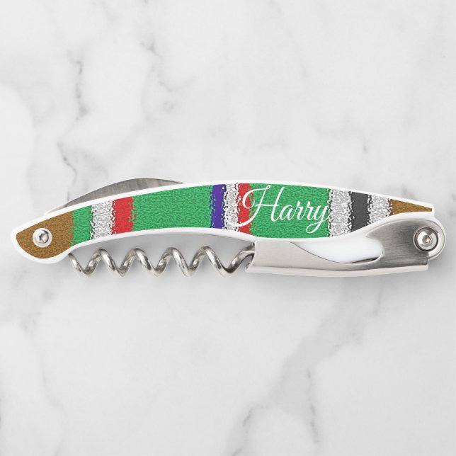 Corkscrew Bottle Opener Pastel (Back)