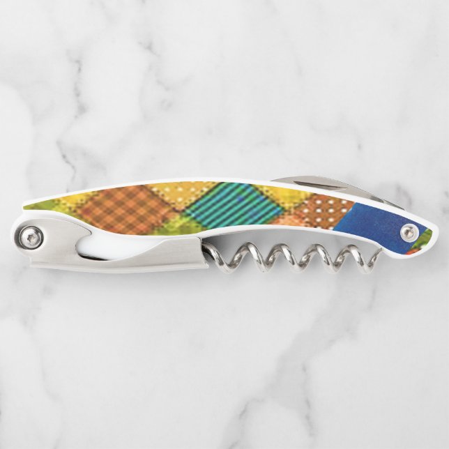 Corkscrew Bottle Opener Stripe (Front)