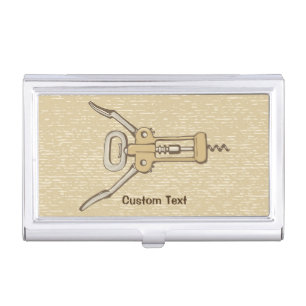 Corkscrew Business Card Case
