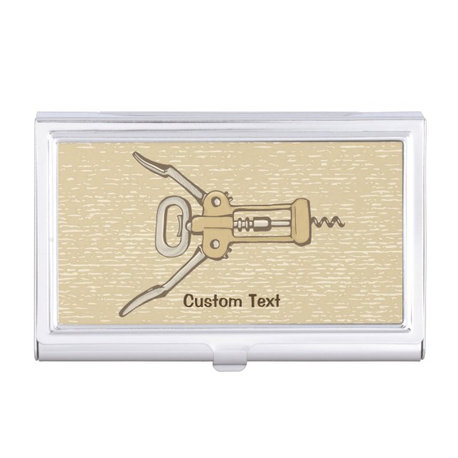 Corkscrew Business Card Case (Front)