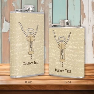 Corkscrew Flask