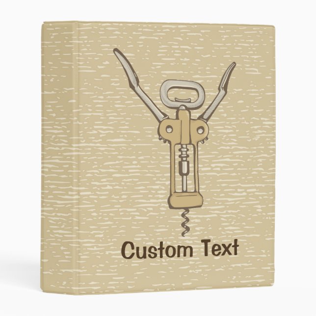 Corkscrew Mini Binder (Front/Spine)