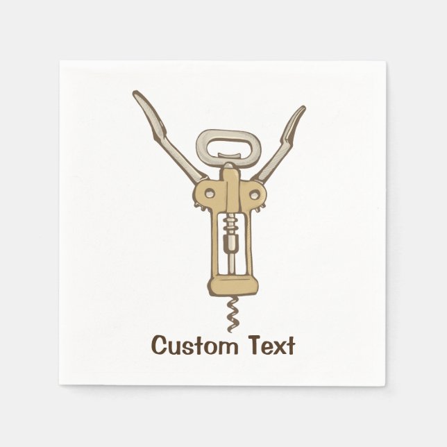 Corkscrew Napkins (Front)