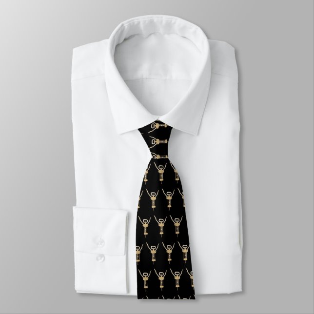 Corkscrew Neck Tie (Tied)