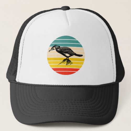 Cormorant Hat Cormorant Bird Hat Cormorant  Trucker Hat