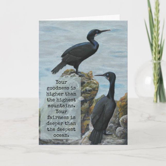 Cormorants Greeting Card (Front)