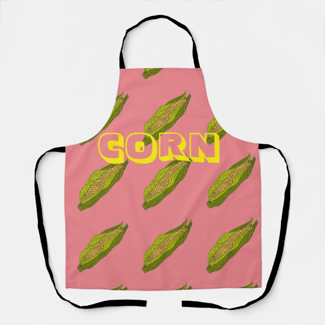 Corn All-Over Print Apron (Front)