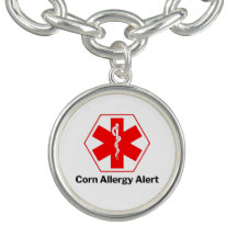 Corn Allergy Alert Charm