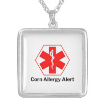 Corn Allergy Alert Charm