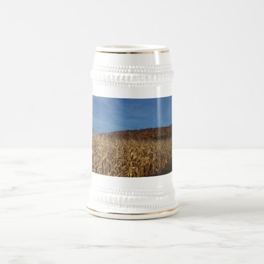 Corn and Blue Sky moon Beer Stein