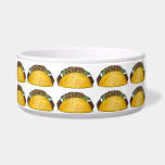 Corn Beef Taco Print Mexican Tex Mex Food Foodie<br><div class="desc">Pet bowl features an original marker illustration of a tasty hard shell taco filled with beef, lettuce, cheese, tomatoes, and sour cream. Perfect for any fan of Mexican food! Matching pet accessories available! Don't see what you're looking for? Need help with customization? Contact this designer to have something created just...</div>