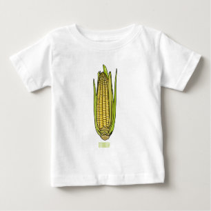 Corn cartoon illustration baby T-Shirt