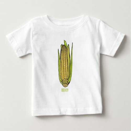 Corn cartoon illustration  baby T_Shirt