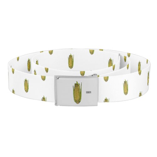 Corn cartoon illustration  belt