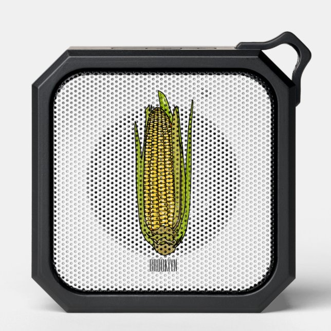Corn cartoon illustration  bluetooth speaker (Front)