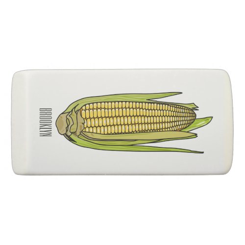 Corn cartoon illustration  eraser