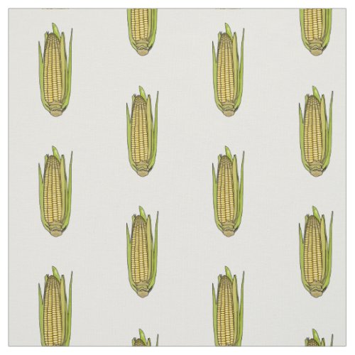 Corn cartoon illustration fabric