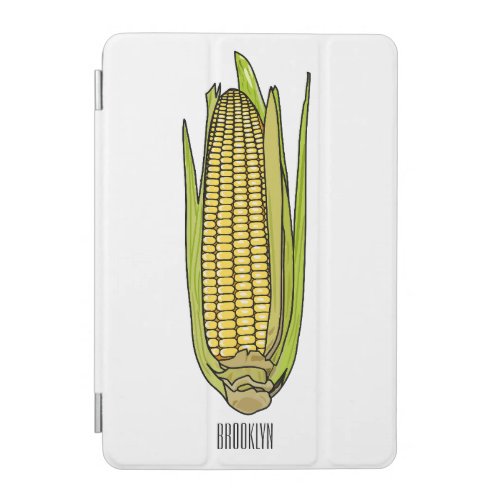 Corn cartoon illustration  iPad mini cover