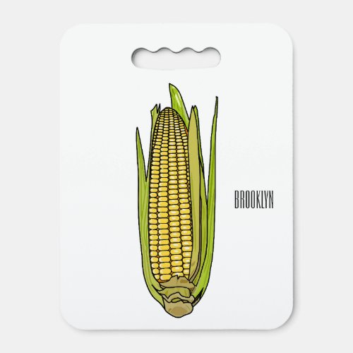 Corn cartoon illustration  seat cushion