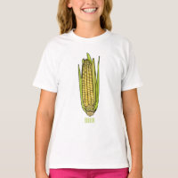 Corn cartoon illustration 