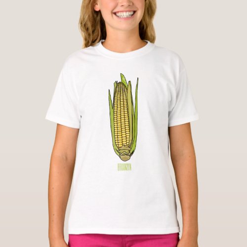 Corn cartoon illustration  T_Shirt