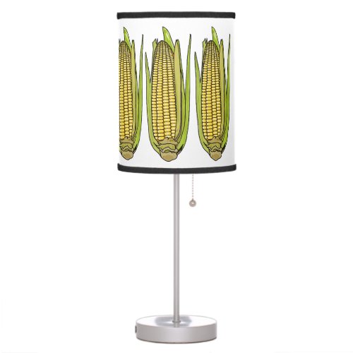 Corn cartoon illustration  table lamp