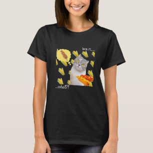 Corn Cat  Corn Dog Cat Humor  Wait  what T-Shirt