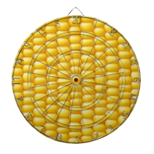 Corn Cob Background Dart Board (Front)