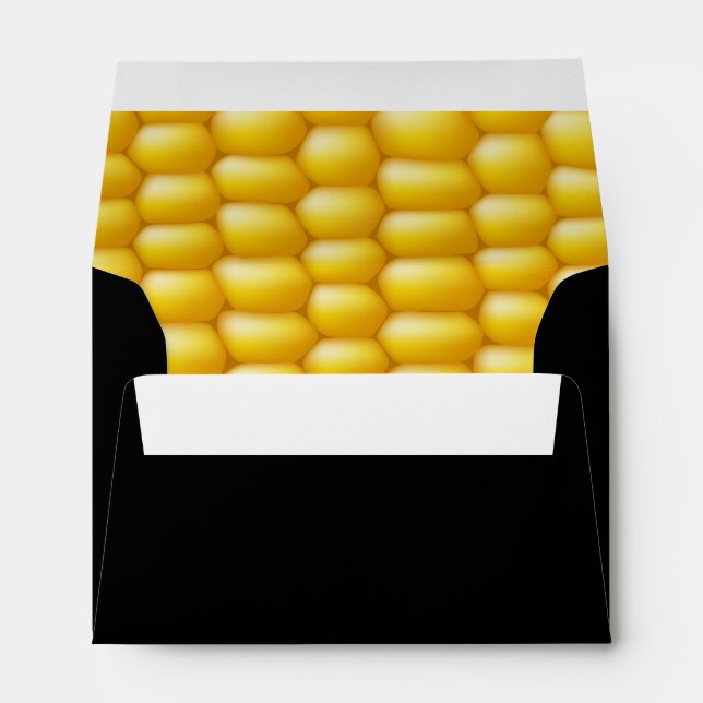 Corn Cob Background Envelope (Back (Bottom))