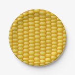 Corn Cob Background Paper Plates