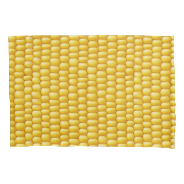 Corn Cob Background Pillow Case (Front)