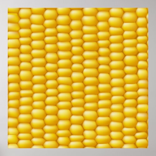 Corn Cob Background Poster