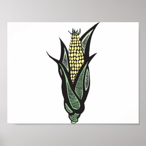Corn Cob Poster