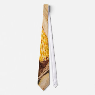 Corn Cobb On Stalk Neck Tie