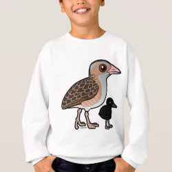 Corn Crake with baby Kids' Hanes ComfortBlend® Sweatshirt