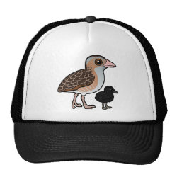 Corn Crake with baby Trucker Hat